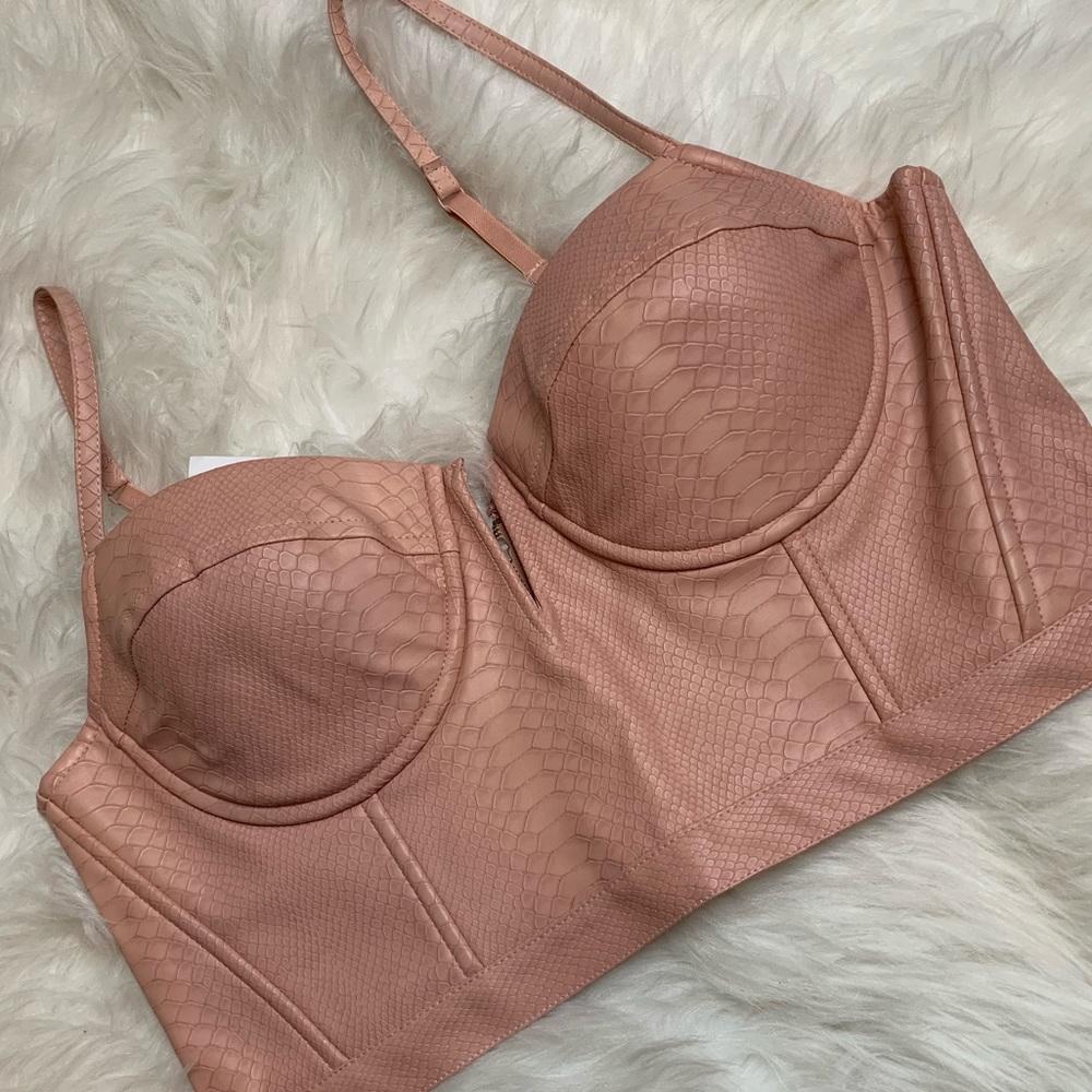 Pink Sexy Snake Print Top